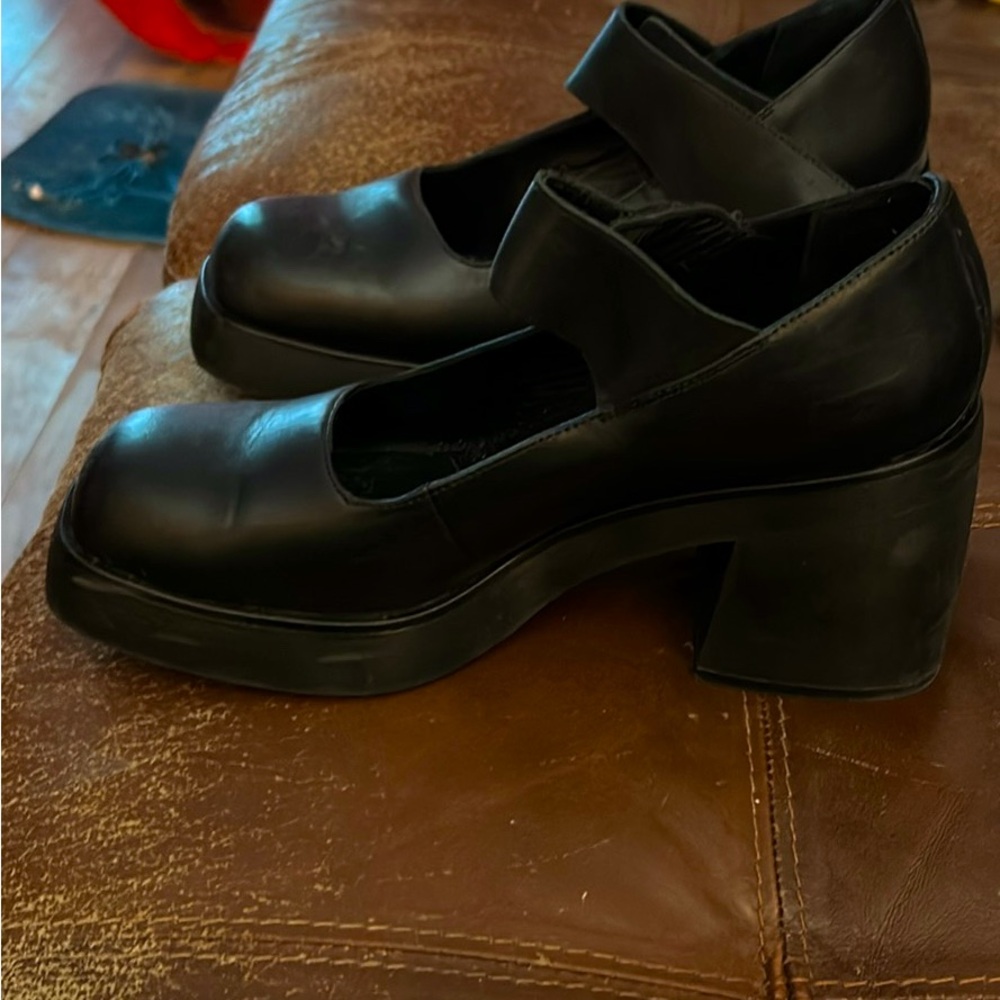 Souliers mary Jane noirs à talons , taille 10